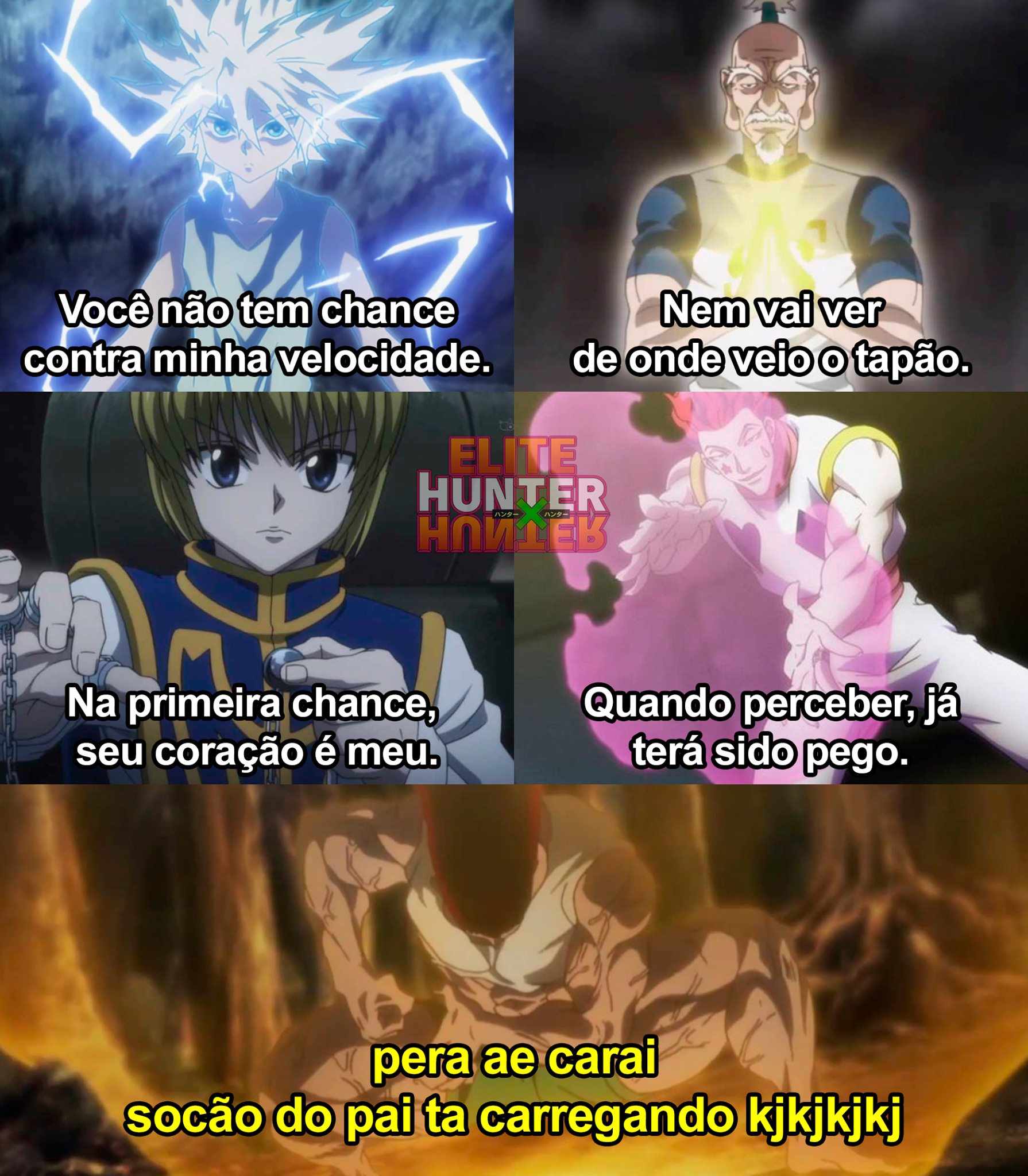 Elite Hunter x Hunter - reação de todo mundo q conhece a obra