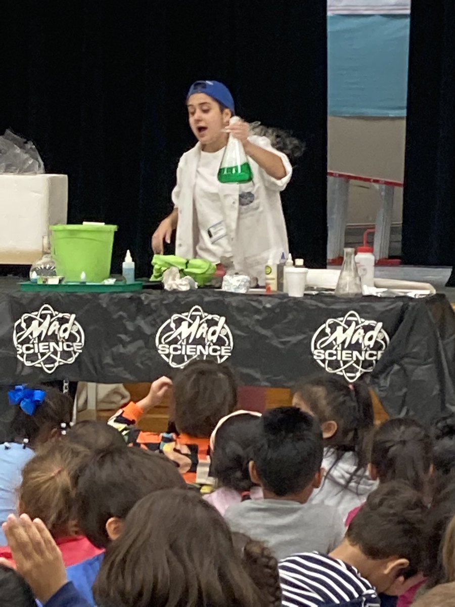 Mad Science at CBE! Great Kickoff to our science/math event happening tonight!