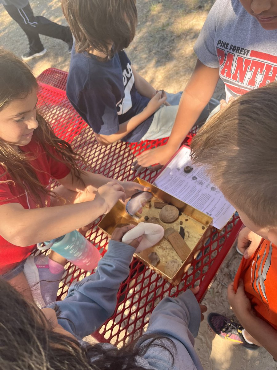 Love when students ask if they can use their recess time to keep exploring fossils! Learning does not only happen in the classroom!