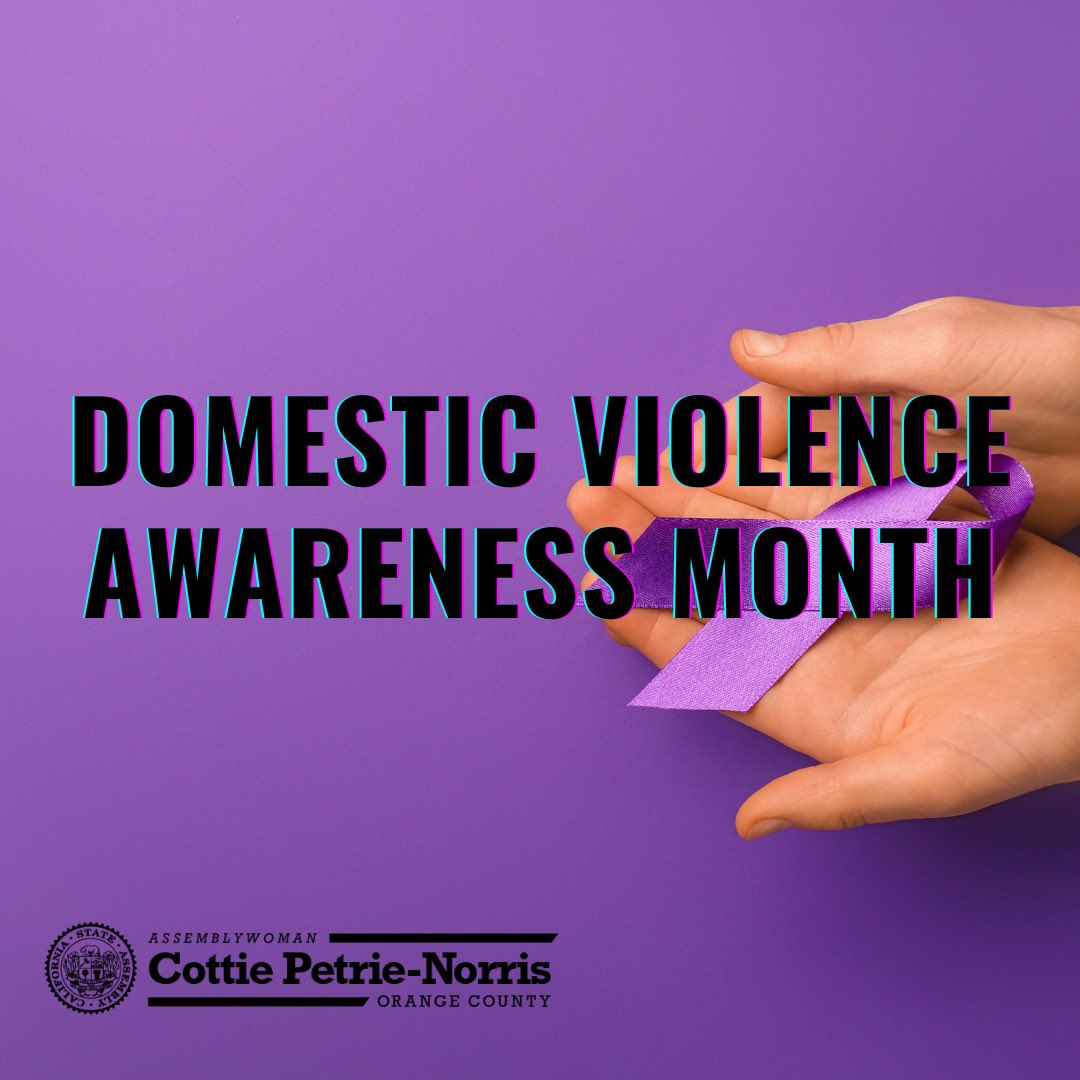 Today is #PurpleThursday, a day to show our solidarity with survivors of domestic violence. I’m wearing purple to spread awareness and take action towards ending violence. If you’re experiencing DV, contact the National DV hotline at 1-800-799-SAFE (7233)