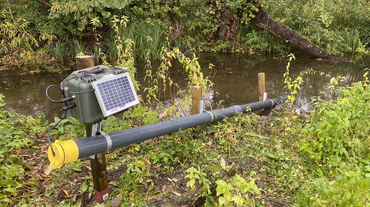 We’ve been busy installing water quality monitoring equipment on the @riverchess today. We now have a complete network of sensors to help identify WQ issues throughout the catchment and monitor the impact of improvements made through the #smarterwatercatchment initiative