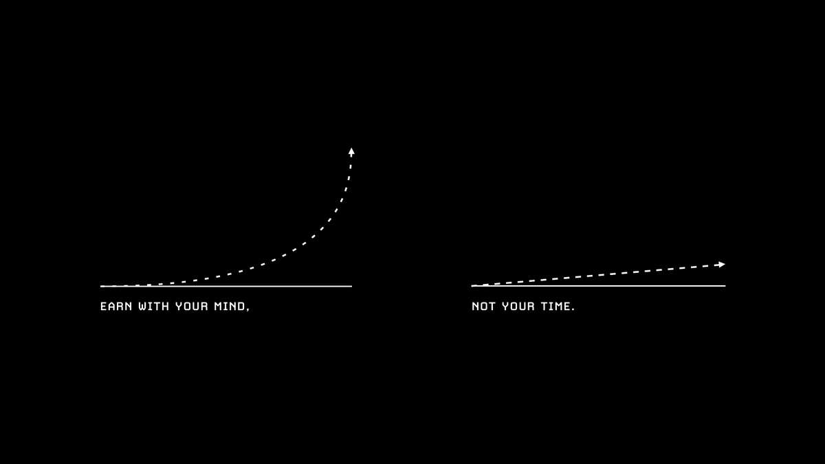 visualizevalue's tweet photo. "Earn with your mind, not your time." – @naval https://t.co/xdw9gwIE8h