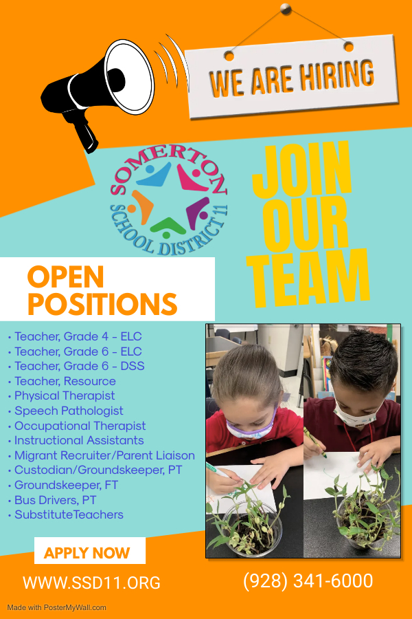 SchoolSomerton's tweet photo. We are hiring!  Apply today to join our team at https://t.co/jXwz0SR7rA. https://t.co/73szpwsStQ