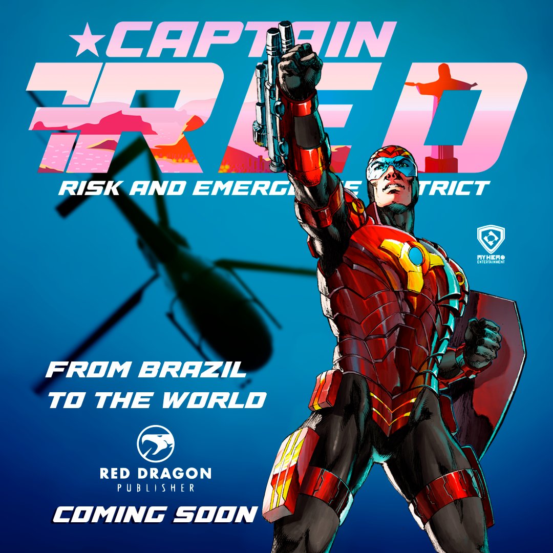 capitaored_mh's tweet photo. Estouradaço!
Lembram que falei que Capitão R.E.D - Distrito de Risco e Emergência seria publicado lá fora? Então, agora é oficial.
Do Brasil para o mundo. Pela editora Red Dragon Publisher. @captainredofficial
#capitaored #captaindred #comics #quadrinhos #heroes #comicsbooks https://t.co/zsVE3WhaUC