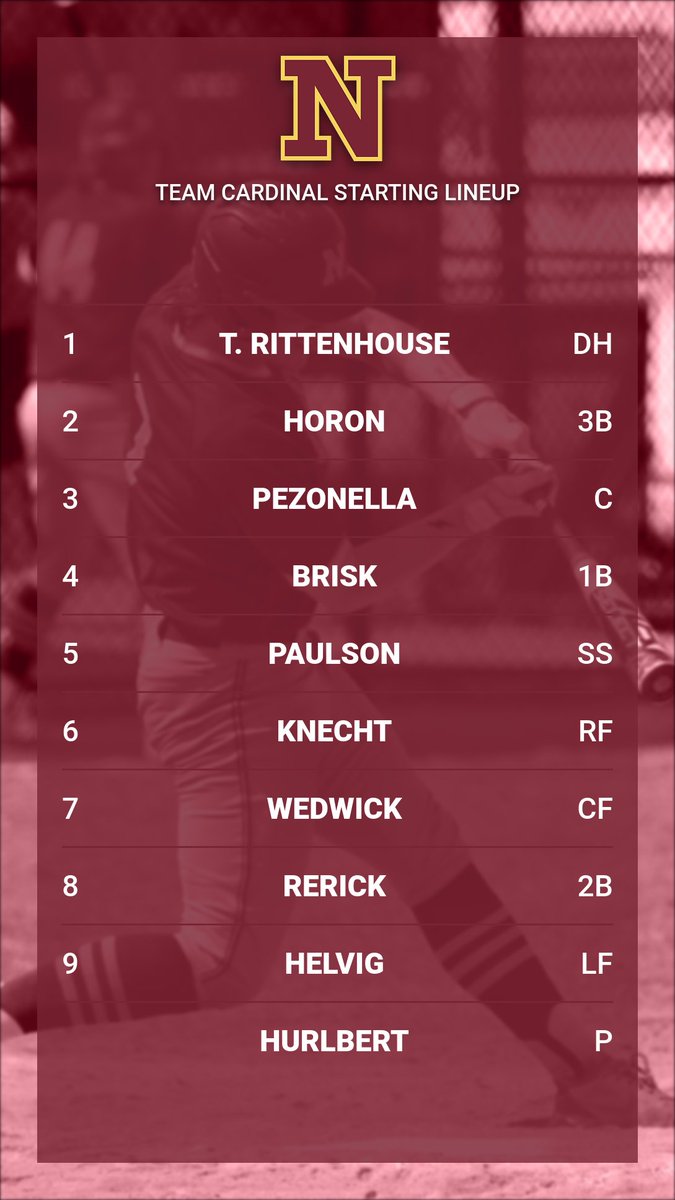 NSUWOLVES_BS's tweet photo. Team Gold with another chance to wrap up the series today in Game 4! Today's pitching duel will feature Zach Carolin for Gold and Mike Hurlbert for Cardinal.

⏰2:30 PM
🏟 Fossum Field
Team Gold 2️⃣ - Team Cardinal 1️⃣ https://t.co/yQVh1qhxD3