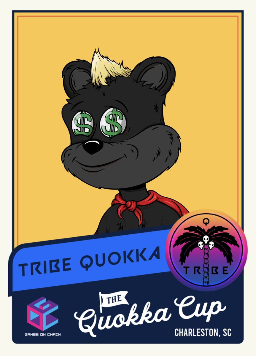 _darkestpart_'s tweet photo. This #QuokkaKid is excited about the first annual #QuokkaCup! Starts tomorrow, make sure you #TribeUp and show support for your team!
#TribeQuokka #GamesOnChain #NFTCommunity #NFTs #LegendsAirDrop #RivalNFTs https://t.co/2b6kJ5hbgc