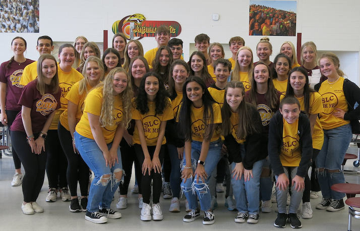 SraGHomework's tweet photo. Awesome combined effort from SLC/FMPs to host Cooper Connection Day 2022!Randomly assigned lunch seats to connect w/new Jags! Proud of this group-they handled overcoming hesitant students and proud to work at a school where students were willing to step out of their comfort zone https://t.co/7TcBLoYIZn