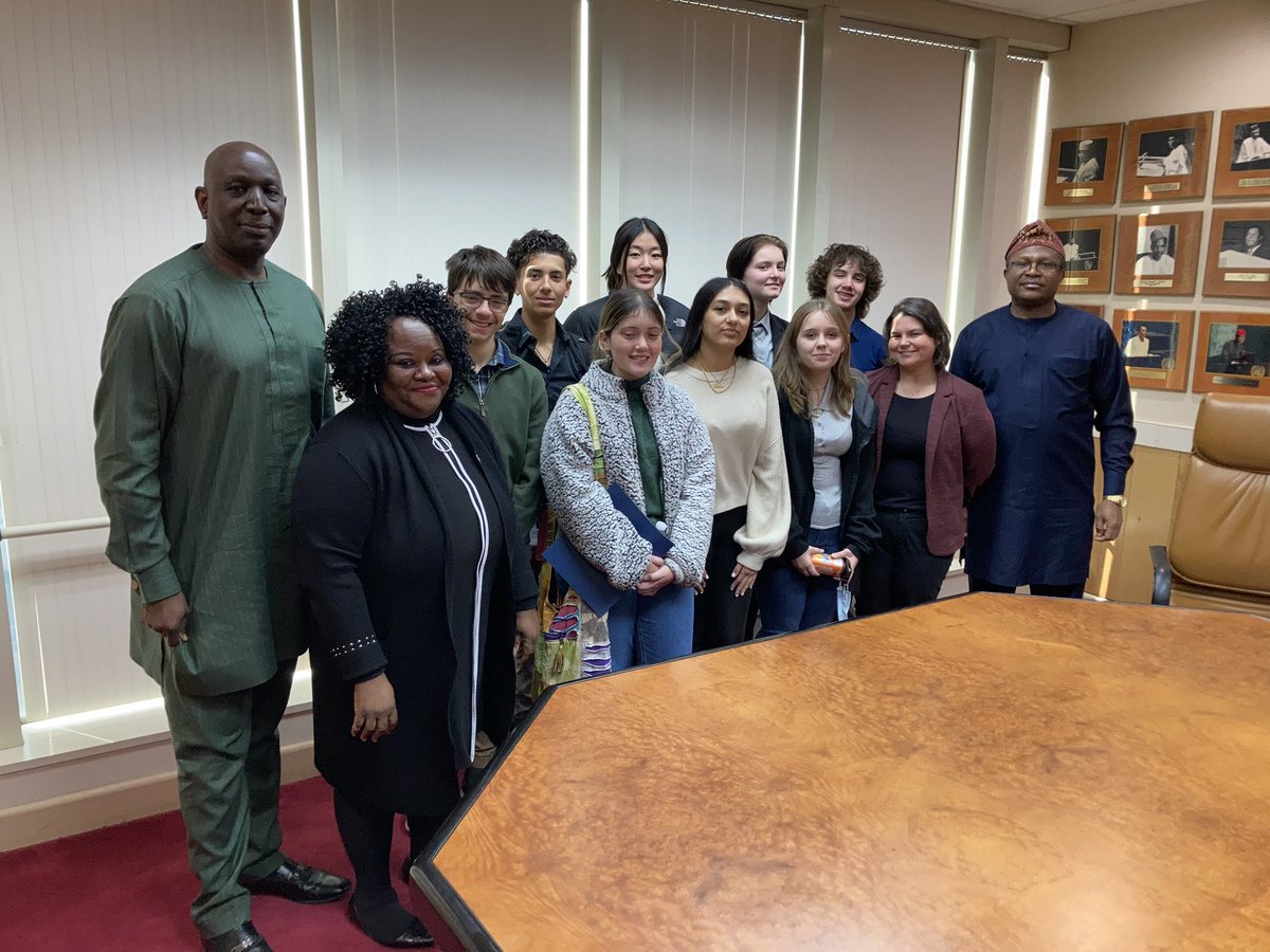 kcloubier's tweet photo. Thank you so much for having us this morning @NigeriaGeneva! We learned a lot from our conversation &amp; look forward to participating in the @ctwac #mun conference soon! @MeridenK12 @straubmhs @DaveMontemurro @Donewaldj @MaloneyMemos @ManciniMeriden @FTMHSCounseling #maloneymym https://t.co/6xHzG9BUXn