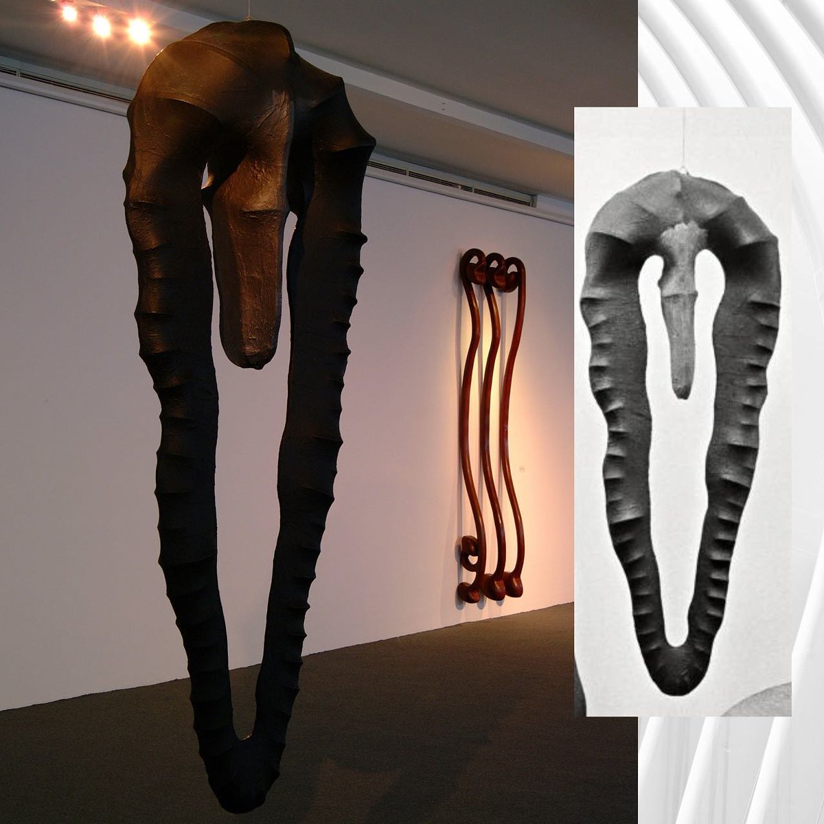 No #TBT de hoje vamos relembrar a obra de Angelo Venosa, um dos maiores escultores do Brasil, que lamentavelmente nos deixou na última Segunda-feira (17). Na Imagem: Obra Sem Título (1986), na exposição “Modernos e Contemporâneos” no MAC Niterói em 2002 💫