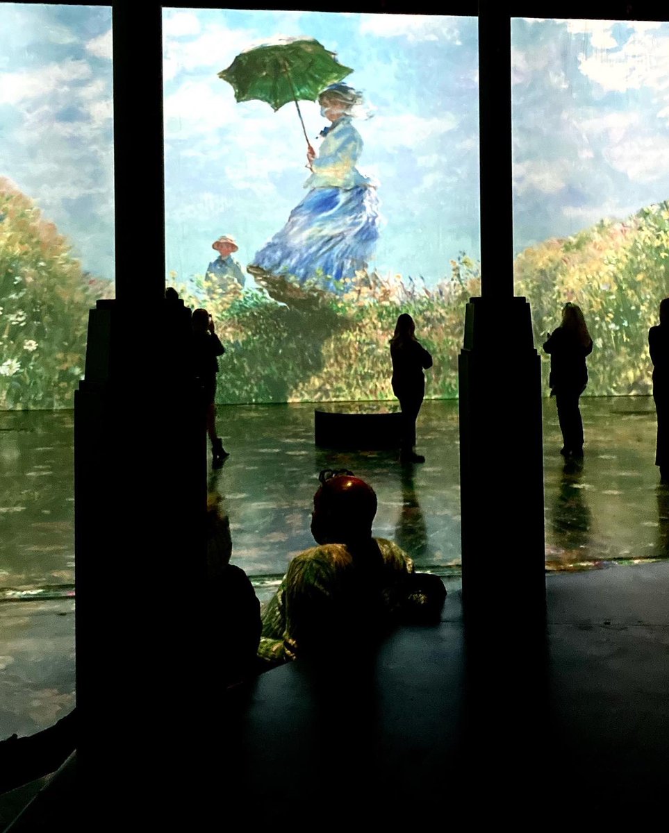Cathy_Rossi's tweet photo. Thanks to the @WICenterMKE for the sneak peek of the Beyond Monet exhibit! It’s worth visiting and checking out! #VisitMilwaukee #BeyondMonet https://t.co/QsB1P1fyXu