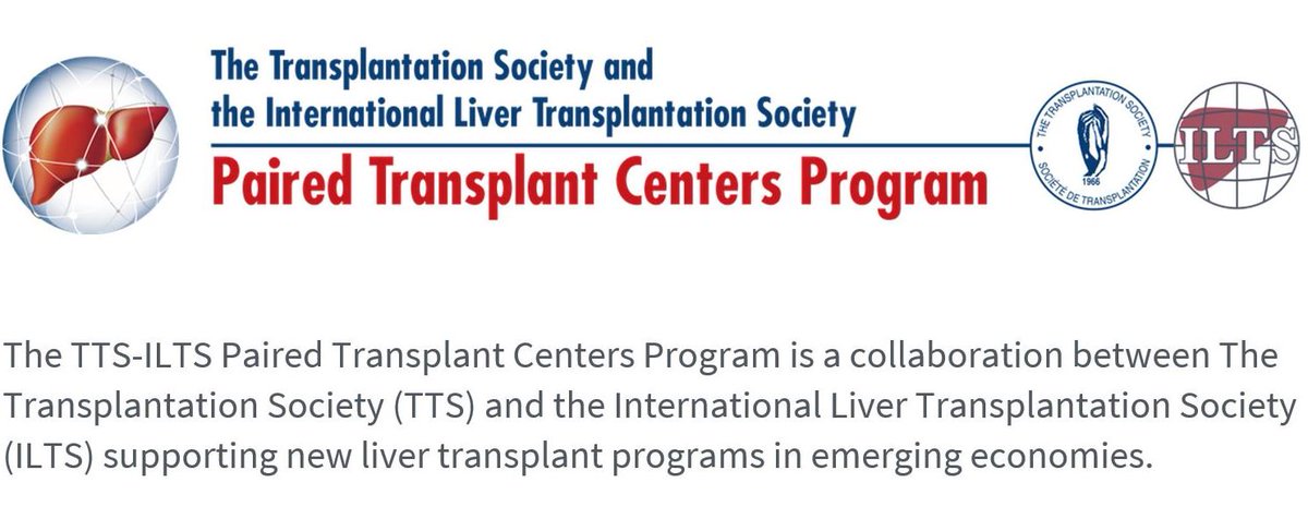 TTS-ILTS Paired Transplant Centers Program applications are now OPEN! This great program pairs established transplant centers with emerging centers. Applications are due Jan. 1, 2023. Don't delay! More info here ➡️bit.ly/386crFk @_ILTS_ #Transplantation #OrganTransplant