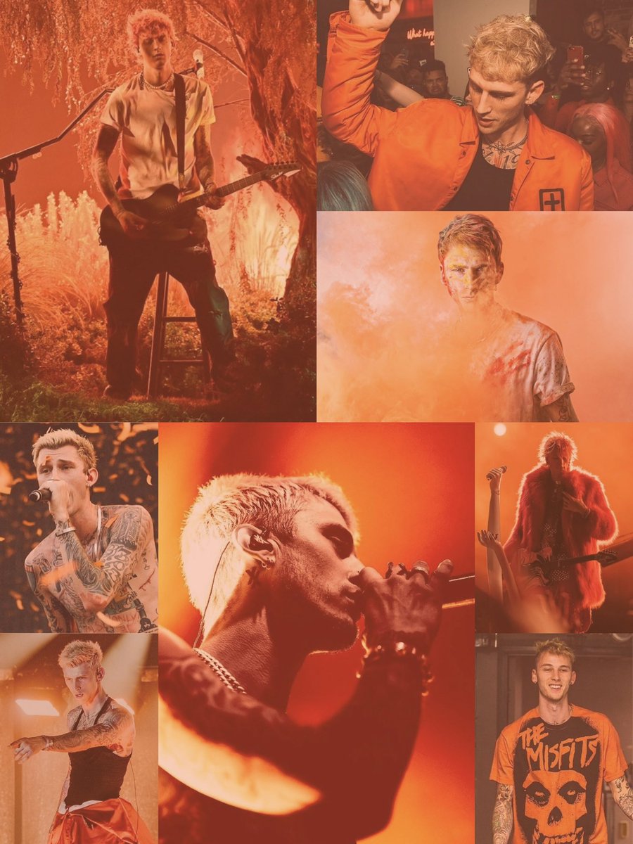 machineguncol's tweet photo. i’m voting for machine gun kelly for 
favorite rock artist at the #AMAs 🧡 https://t.co/oA7FY4IWmW