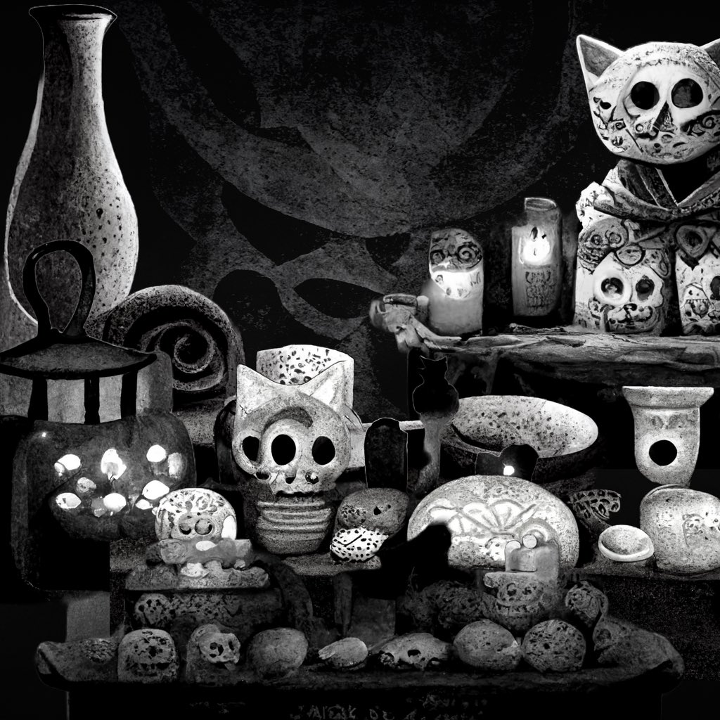 Day of the Dead is a joyful time that helps people remember the deceased and celebrate their memory. 🌺💀🌹 #dayofthedead #NFTs #Diadelosmuertos