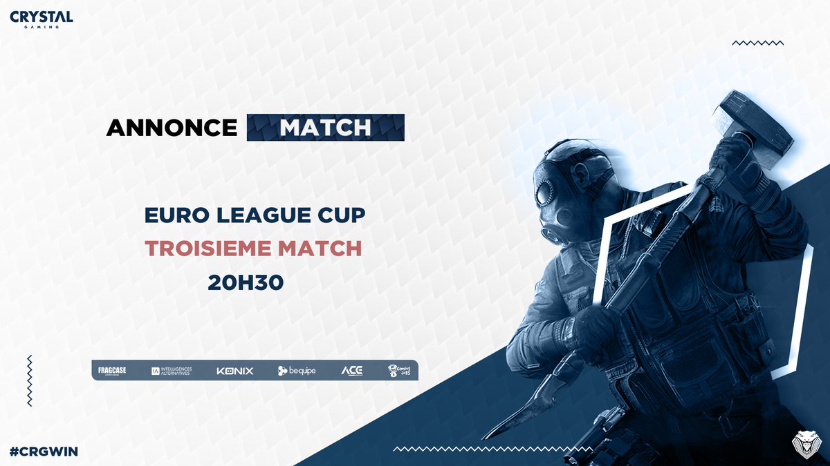 crystalgaming8's tweet photo. 🏆 | #MatchDay @Euro_LeagueCup 

Après avoir remporté le match précédent contre @SmokedDugong 7 à 2, notre équipe joue son 3e match ce soir :

🆚 #TeamSOF 
⏰ 20h30 

Hop, hop, hop, on continue sur cette lancée ! #CrGWin https://t.co/8RtqzD4vqp