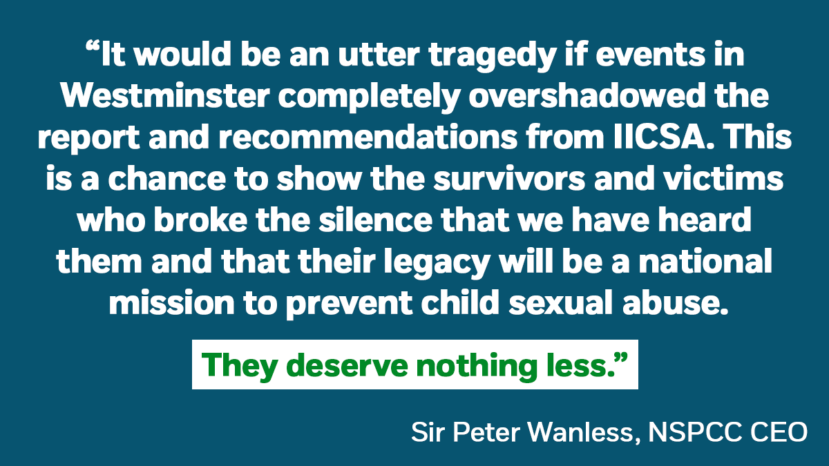 For survivors and victims of child sexual abuse.