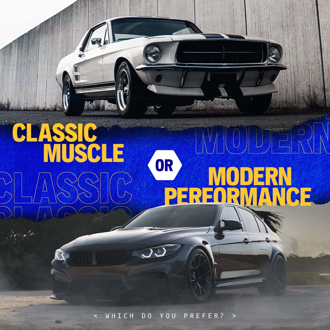 Time-tested icons? Or modern motor marvels? Which lane are you picking in this debate? ☝or 👇?