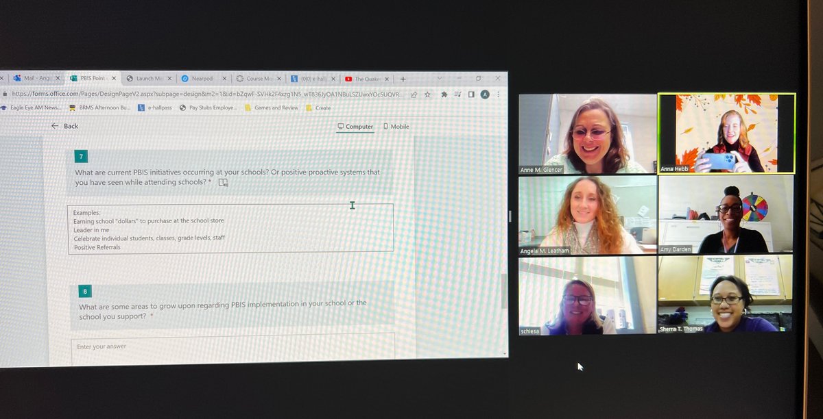 Anna_Hebb's tweet photo. #vtssatwork @Vtss_ric @PWCSNews Prince William is participating in a PBIS POC meeting and professional learning using The PBIS Team Handbook and the leadership of Cesar F. Maisonet. The breakout rooms had a great discussion. https://t.co/OvmzKmQJY1