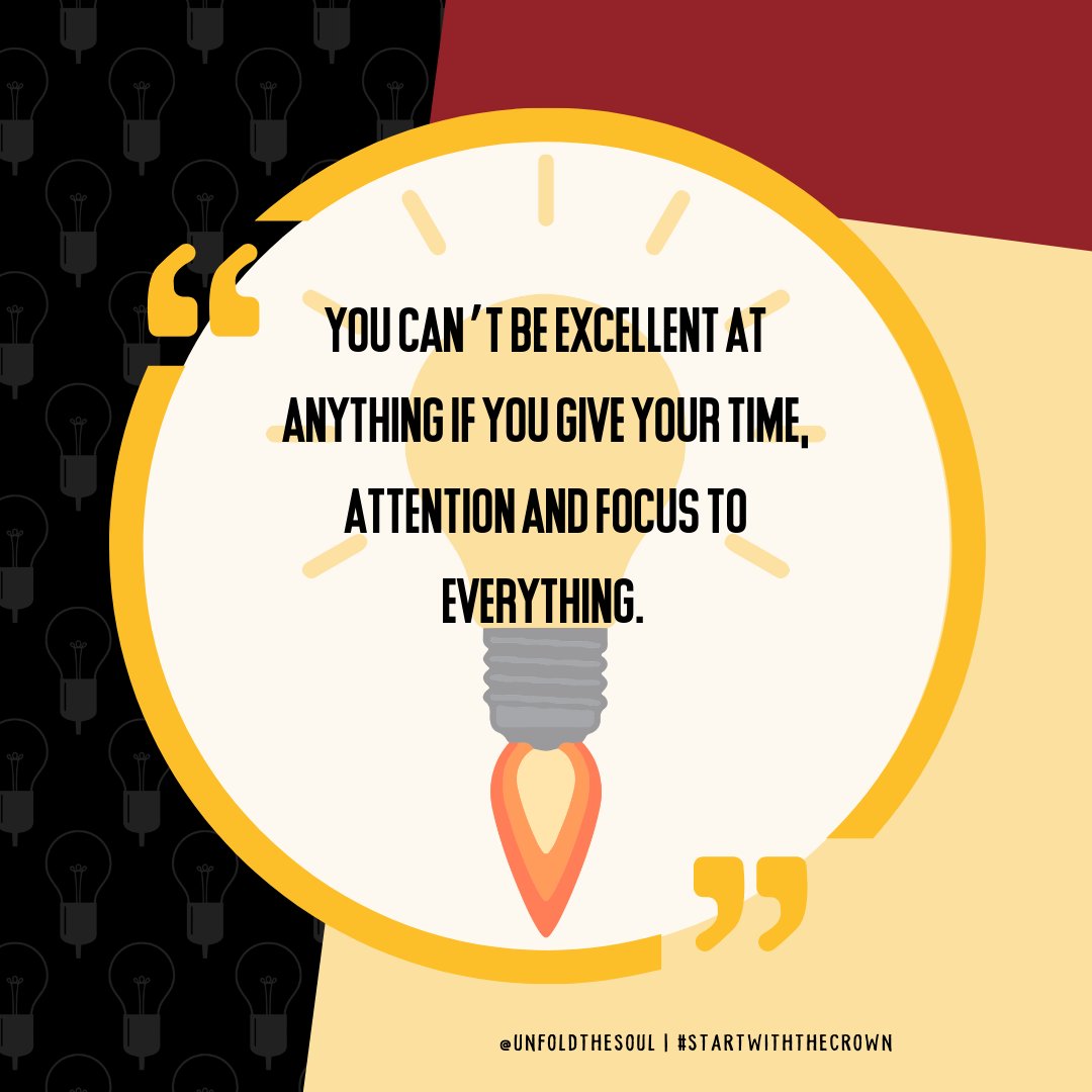 There is a ruthlessness to excellence! #RuthlessEquity #StartWithTheCROWN