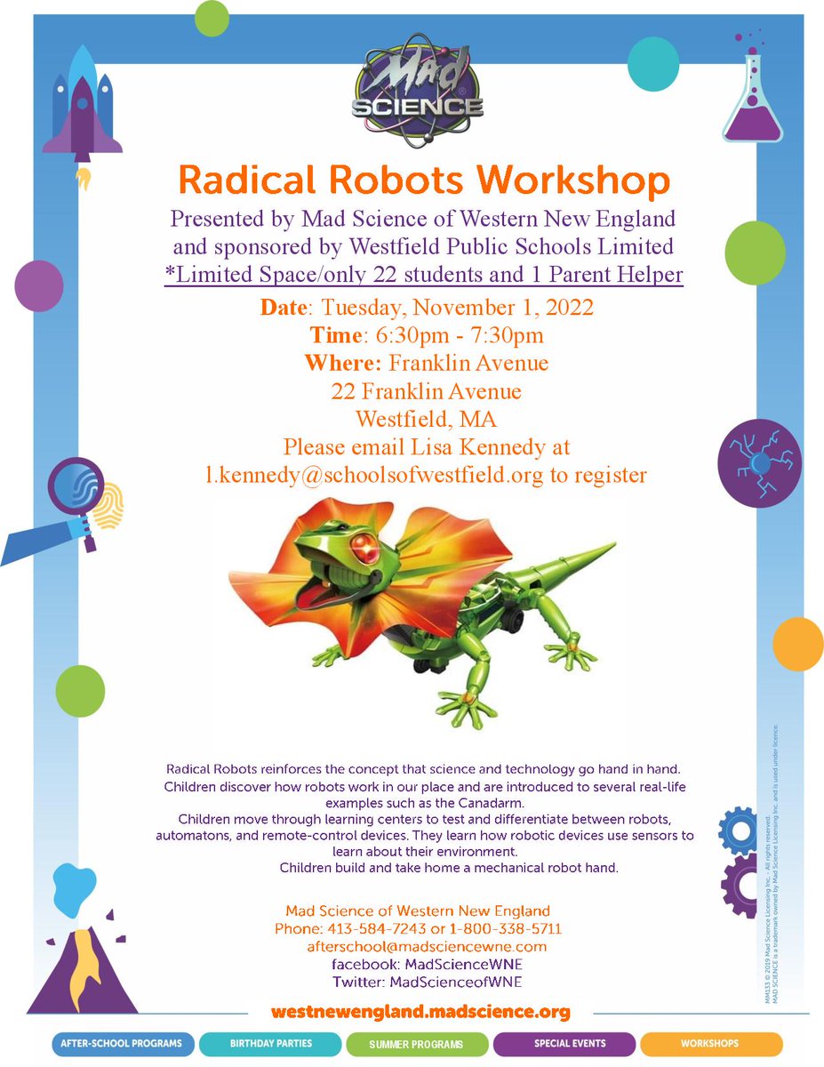 Title I family event taking place at Franklin Ave on Tuesday 11/1 at 6:30 PM.
 #westfieldma #wmass #westernma