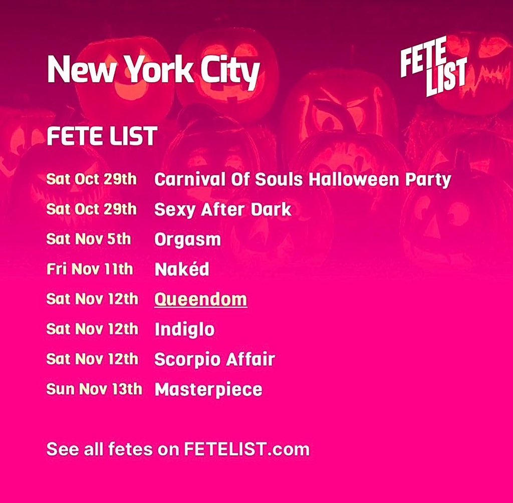 Upcoming Events in NYC