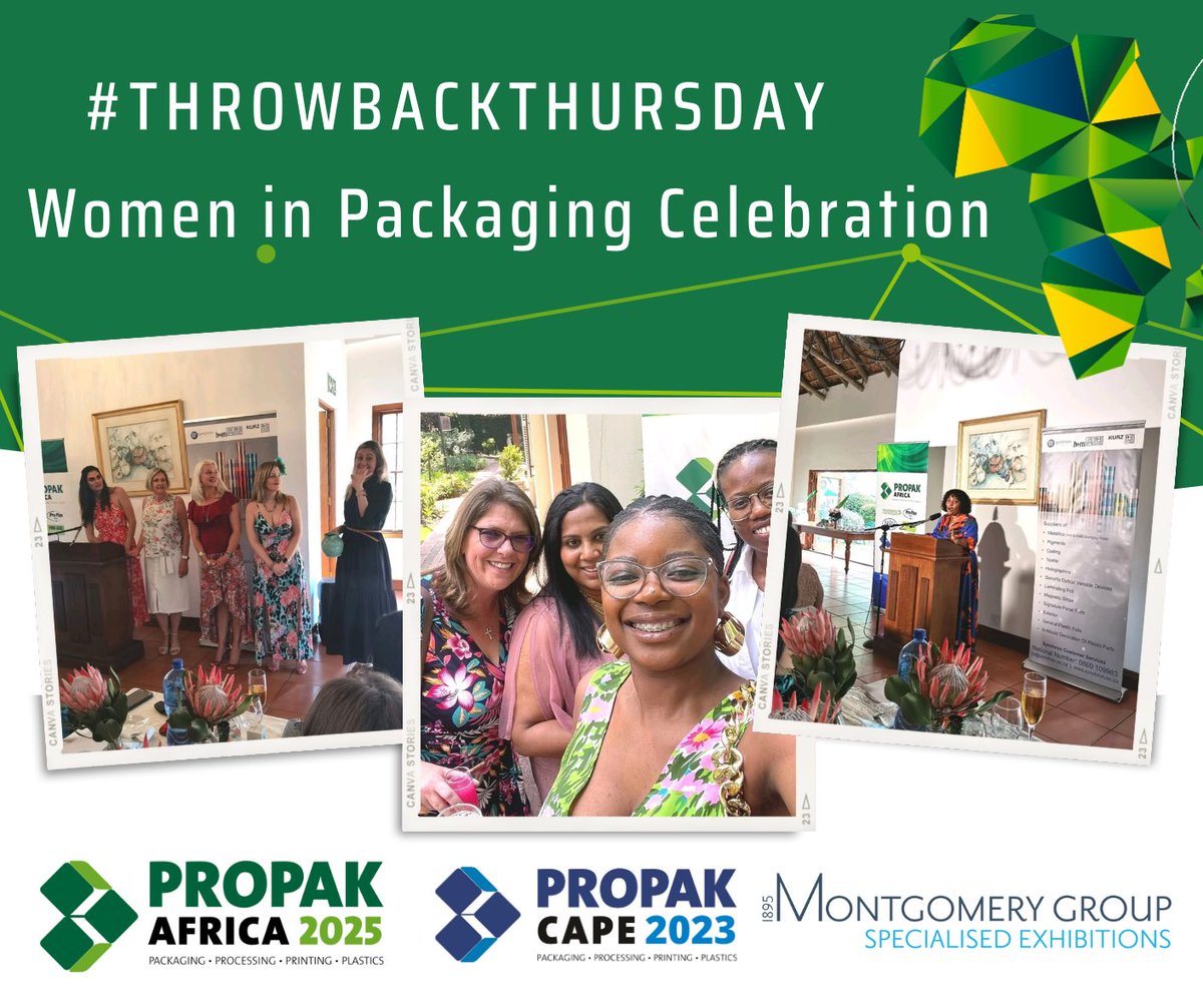 #Throwback to the Women in Packaging Celebration, hosted by The Institute of Packaging SA (Northern Region).

We had a beautiful afternoon, celebrating the important role women play in packaging and their efforts to keep the industry moving. 

#propakcape2023