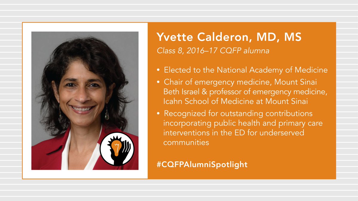 GNYHA's tweet photo. Dr. Yvette Calderon was elected to the National Academy of Medicine. She is the chair of emergency medicine at Mount Sinai Beth Israel, and professor of emergency medicine at @IcahnMountSinai. @MountSinaiNYC https://t.co/gYk0gZLwCC