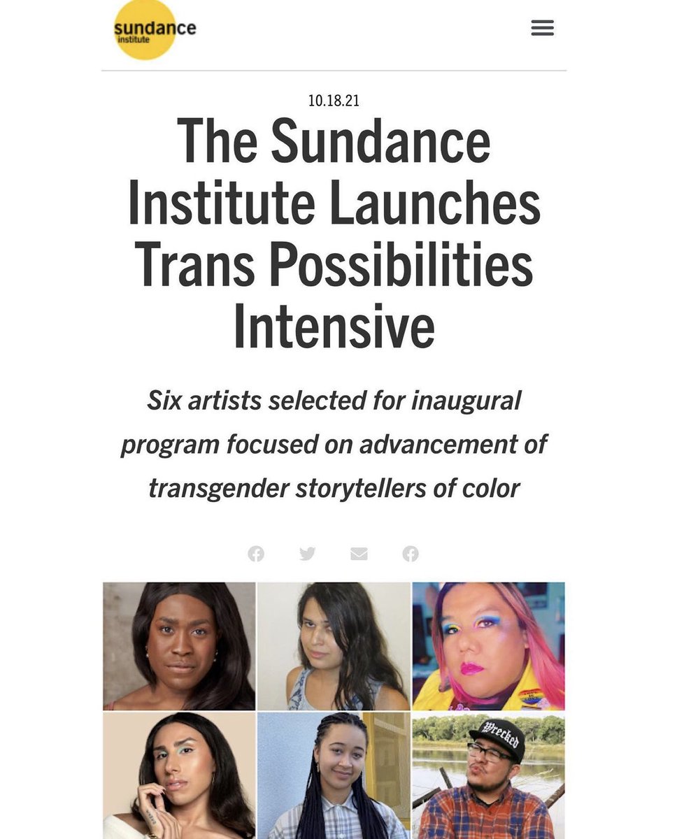moi_cis's tweet photo. Happy 1st Birthday #TransPossibilitiesIntensive 🥳 So grateful to the Fellows for sharing themselves with us, the Advisors for believing in my vision, the Institute for trusting me, &amp; to all trans people &amp; women of color who continuously model what is possible in this world ❣️ https://t.co/nNCTOgfEGN