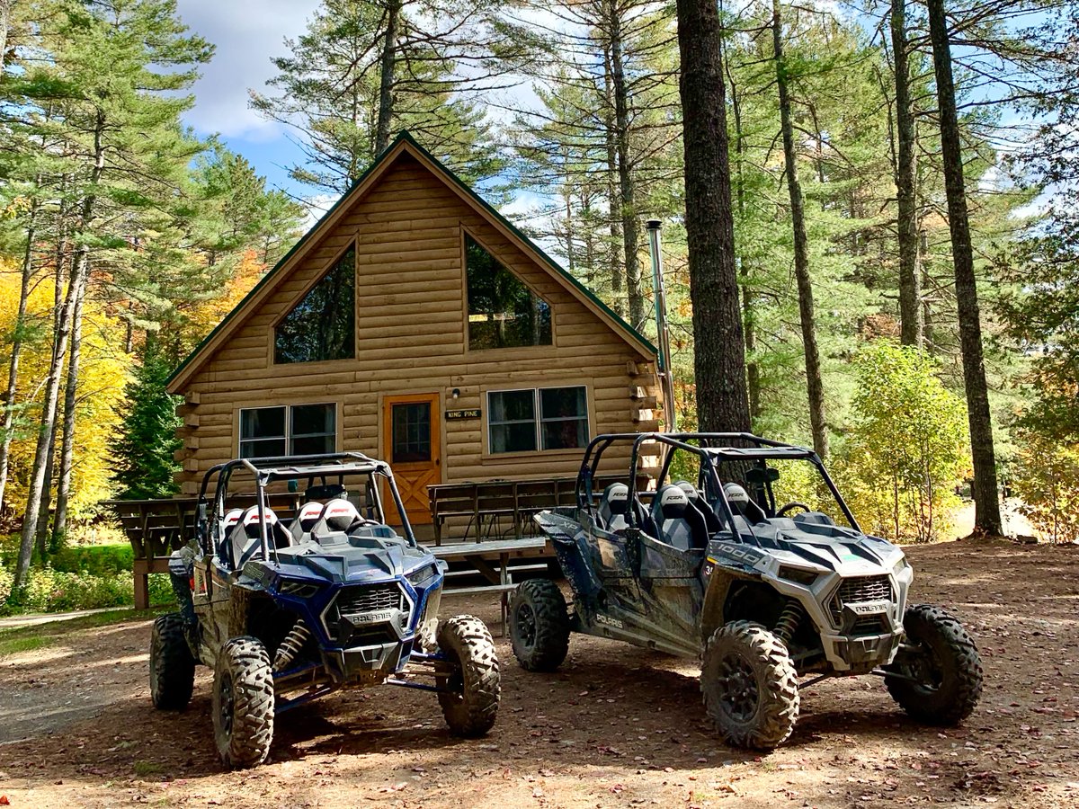 MaineAdventures's tweet photo. It's looking like a beautiful weekend to snag a #trailsidecabin and hit the trails! #atv #atving #maine https://t.co/ism9jYWV8K