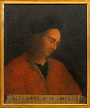 El 20/10/1463 nació Alessandro Achillini, que fue el primero en describir el yunque y el martillo del oído, los huesos del tarso, el conducto de la glándula submaxilar, los ventrículos cerebrales, la válvula ileocecal, el colédoco, …