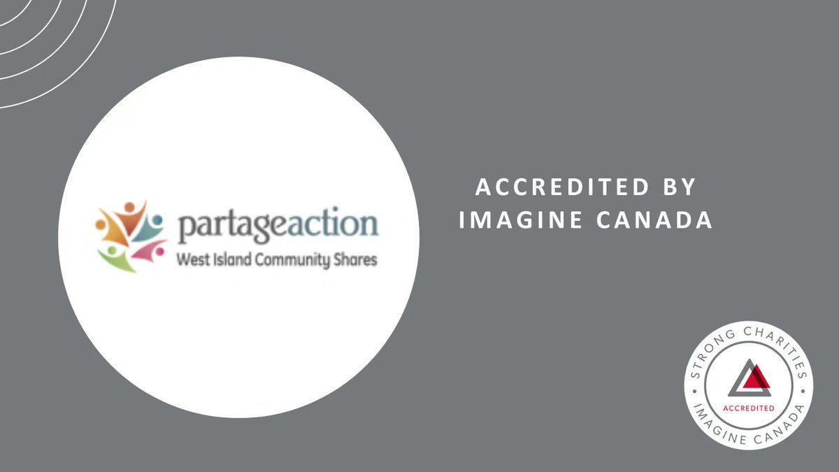 #FeaturedAccreditedOrg 🎉 West Island Community Shares / Partage-Action de l'Ouest-de-l'Île (@WICSPartage) is accredited under our #StandardsProgram! Find out more about their mission today: buff.ly/3Vopqbl
