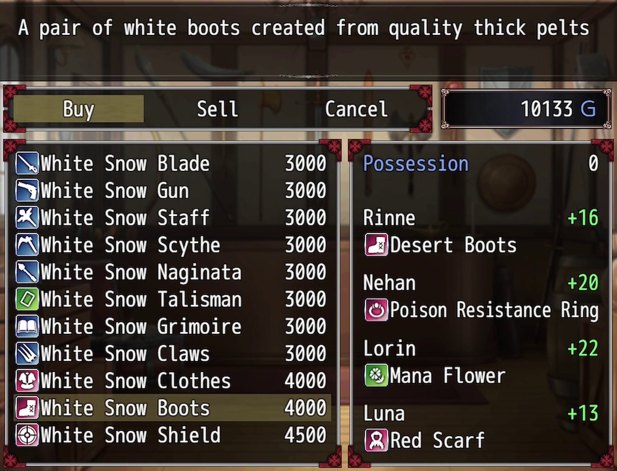 Bugfragged_TWT's tweet photo. I think I might have unlocked White Snow Lumina a bit too early.
#AbyssCrossing #Abyss_Crossing #RPGMaker https://t.co/JYvJeGDKMg