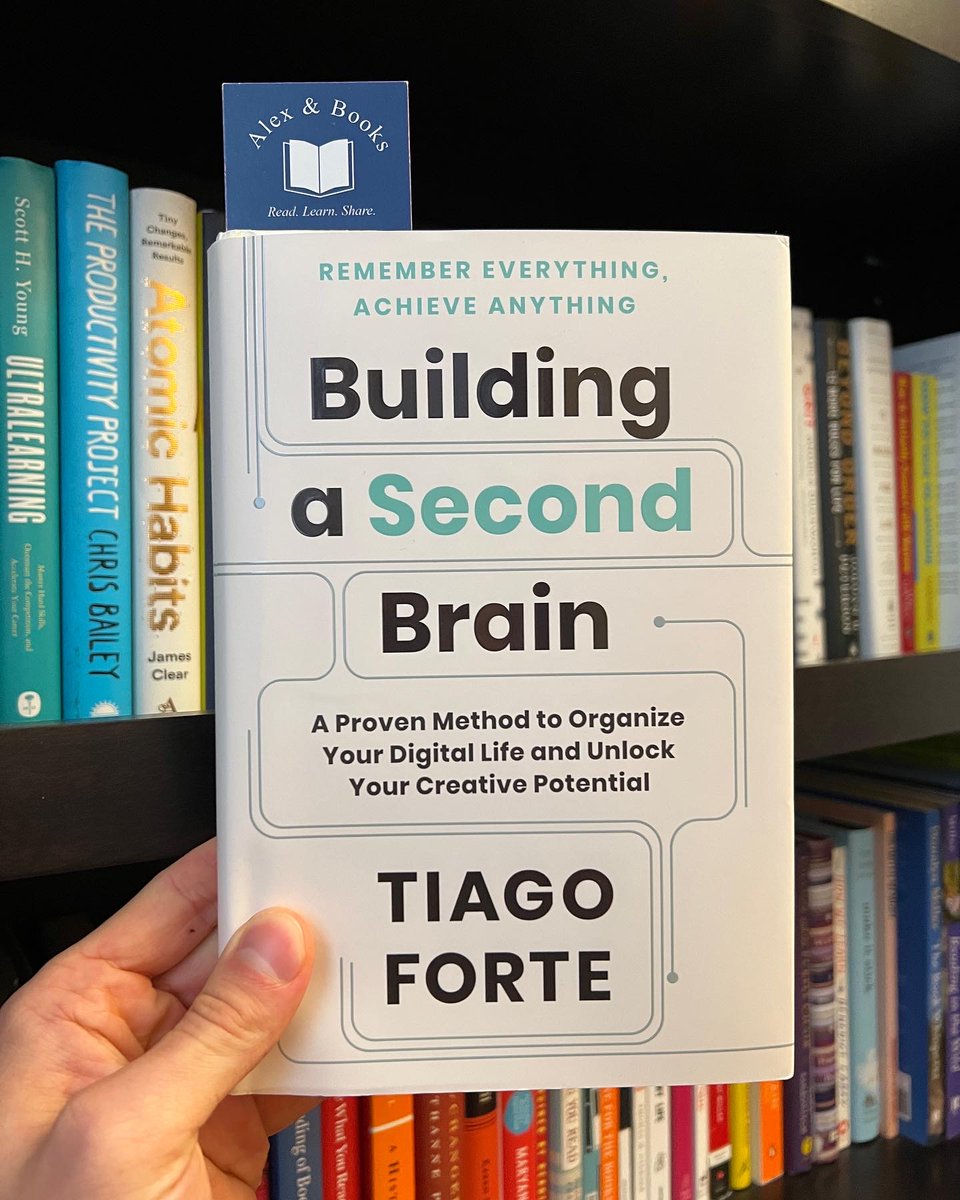 Alex books on twitter 15 lessons from building a second brain