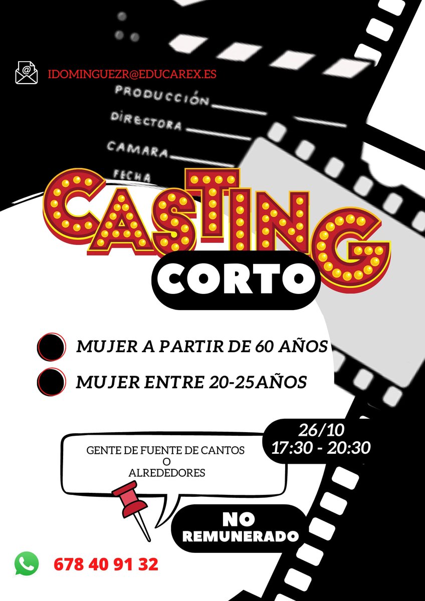 <a href="/isadr28/">Isadr28</a> y sus compis van a hacer un casting para un corto q van a realizar en la uni. Agradecerían mucho cualquier ayuda🥰😄