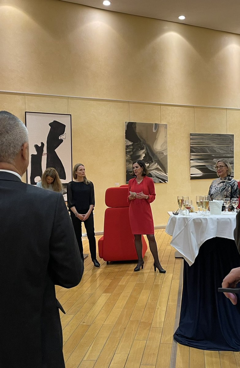 VincenLorusso's tweet photo. With a blissful conclusion over a networking cocktail with Ambassadors to the #EU, highlighting the importance & the geopolitical responsibility of #InternationalCooperation in #Science, #Technology & #Innovation πͺπΊπππ#EUGlobalApproach #ScienceCounsellorsWeek @MariaCrisRusso https://t.co/d2UZXx6qYh