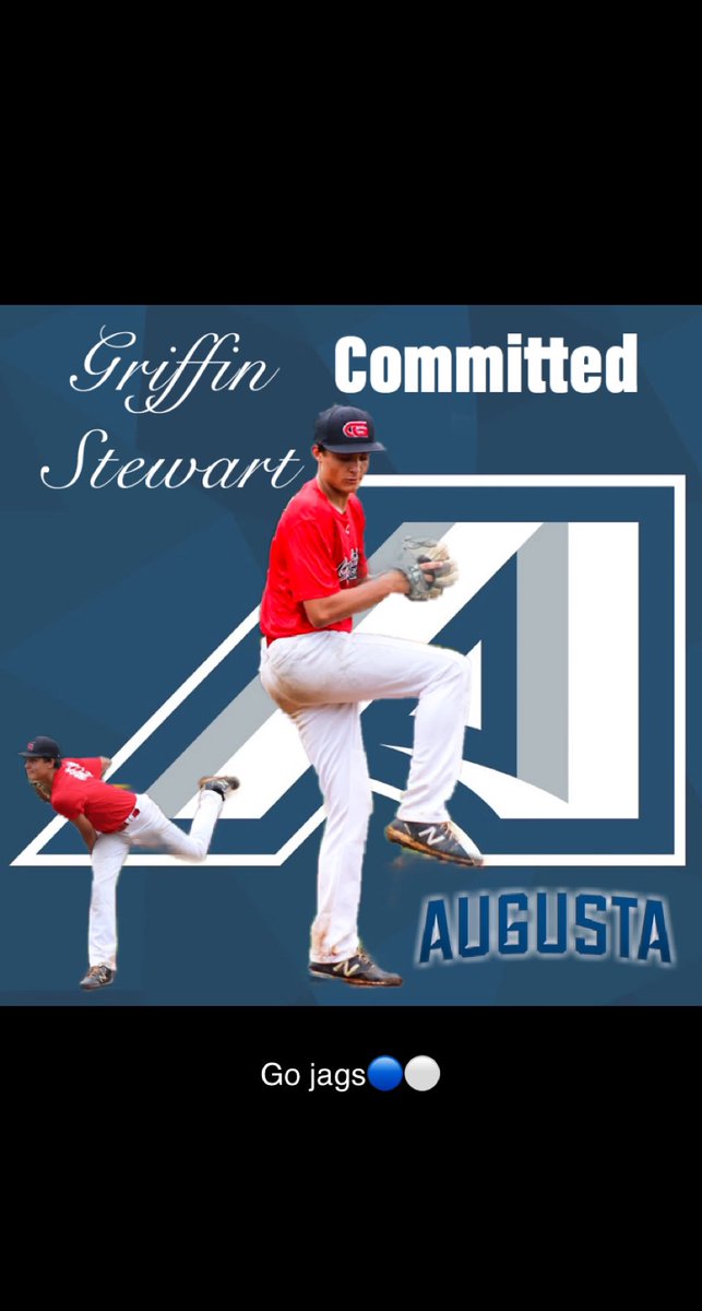 I am extremely blessed and excited to announce that I will be continuing my athletic and academic career at Augusta University! 🔵⚪️ @AUG_Baseball @Complete_Game_ @GreenbrierBSBL