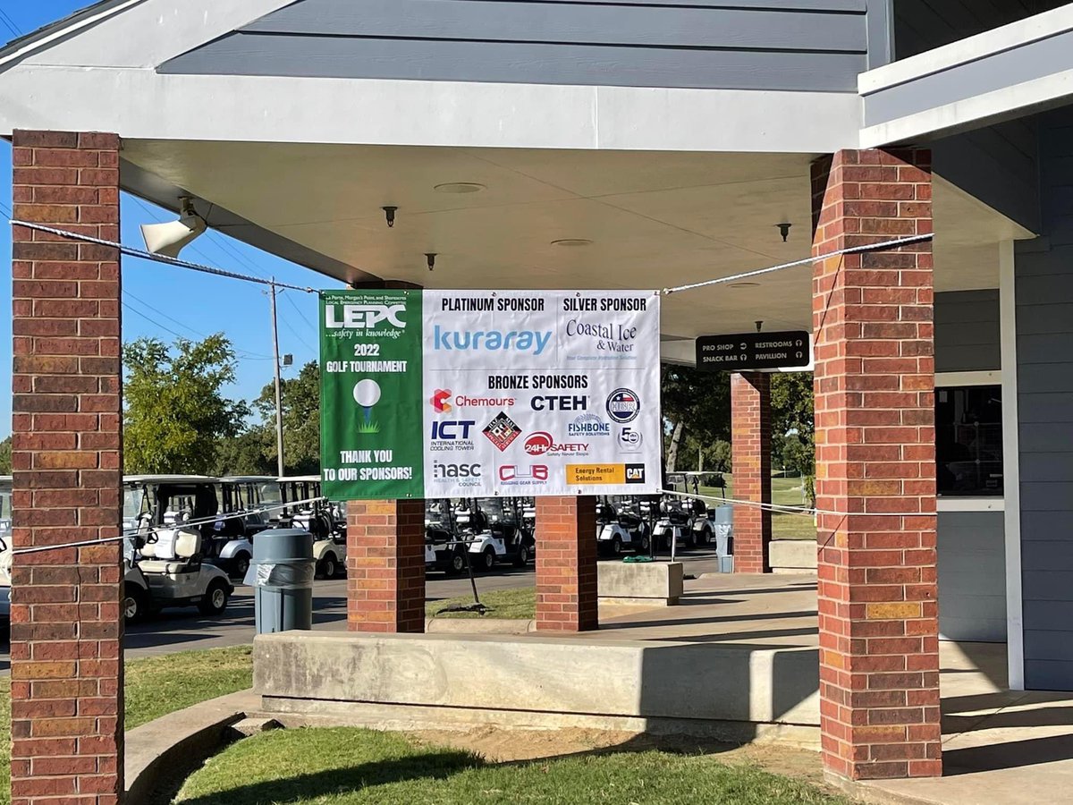lpoem's tweet photo. #LEPC | Yesterday, was a great day for the annual La Porte, Morgan's Point, and Shoreacres Local Emergency Planning Committee (LEPC) Golf Tournament.
Thank you so much to our sponsors for making the event a success! https://t.co/lYpbKp2pDA
