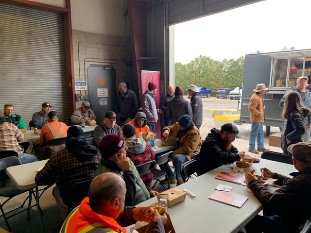 Alan Sheppard (@al_shep10) on Twitter photo We had a good turnout for #BrevantontheRoad today <a href="/SylviteAg/">Sylvite</a> Kent Bridge. The weather maybe cool and damp, but the Food was served up hot!
Thanks to <a href="/BrevantSeedsCA/">Brevant seeds Canada</a> and <a href="/ChrisRobson11/">Chris Robson CCA-ON</a> We had a good turnout for #BrevantontheRoad today <a href="/SylviteAg/">Sylvite</a> Kent Bridge. The weather maybe cool and damp, but the Food was served up hot!
Thanks to <a href="/BrevantSeedsCA/">Brevant seeds Canada</a> and <a href="/ChrisRobson11/">Chris Robson CCA-ON</a>