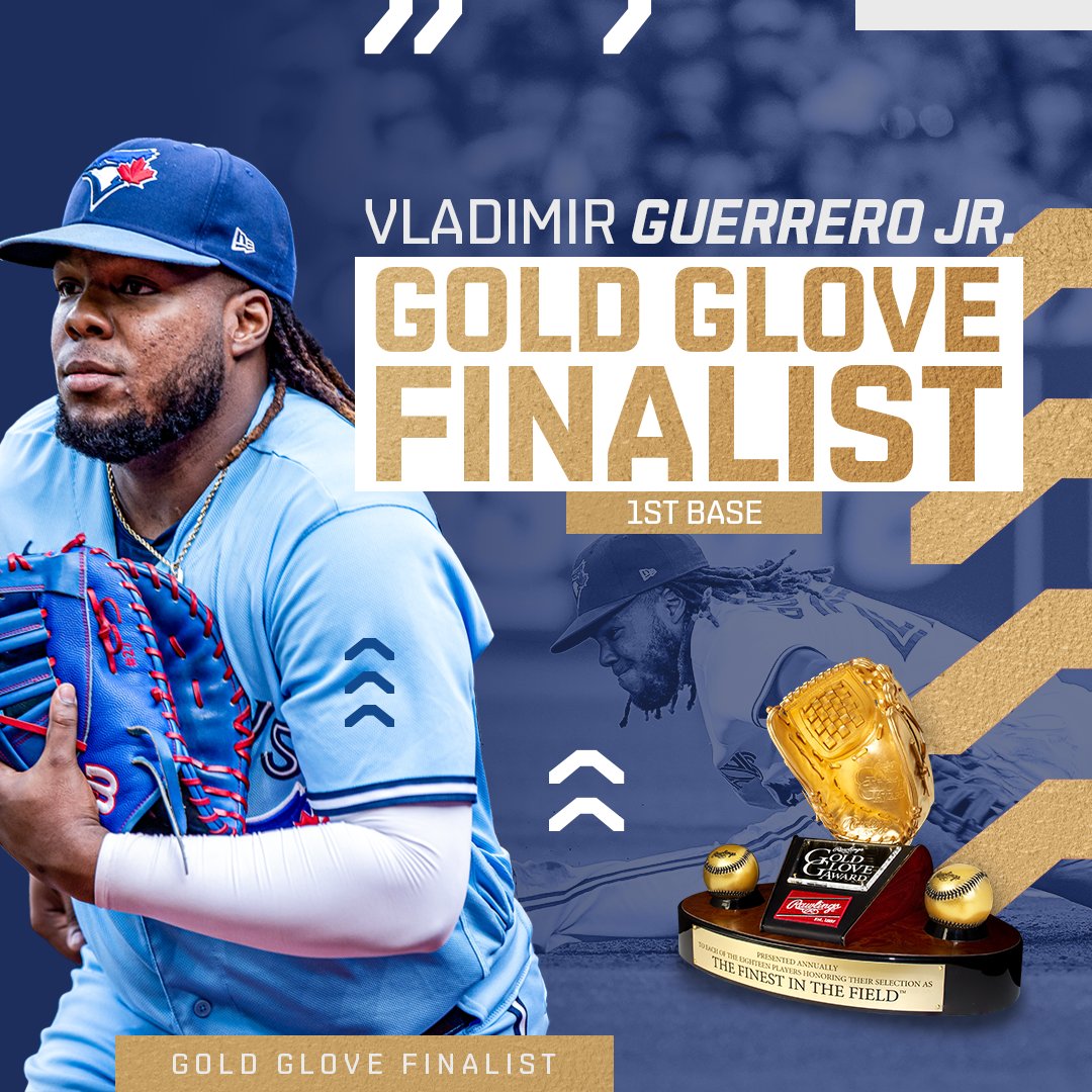Doing it with the bat AND glove 💥 Vladdy gets his FIRST #GoldGlove nomination!