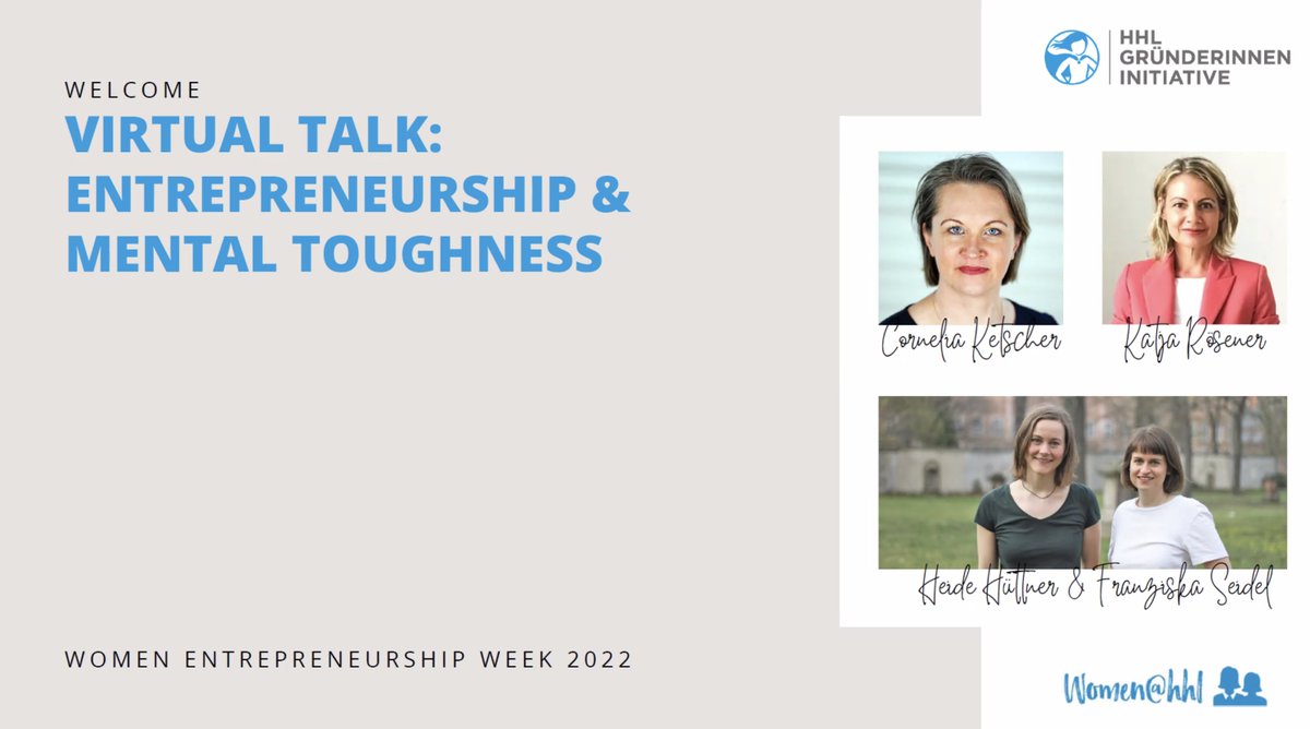 Rachel G Zsido (@rachelgzsido) on Twitter photo Loved the #Entrepreneurship #MentalToughness talks from 🤩#FemaleFounders organized by @hhlleipzig Women@hhl. This from Cornelia Ketscher <a href="/I_Empower_Coach/">I Empower Coaching</a>💪“Becoming aware of & developing conscious ownership of your thoughts, helps us to make decisions from confidence & not fear” Loved the #Entrepreneurship #MentalToughness talks from 🤩#FemaleFounders organized by @hhlleipzig Women@hhl. This from Cornelia Ketscher <a href="/I_Empower_Coach/">I Empower Coaching</a>💪“Becoming aware of & developing conscious ownership of your thoughts, helps us to make decisions from confidence & not fear”