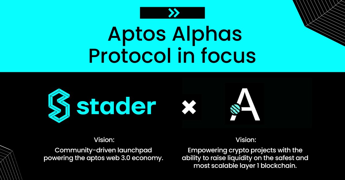 stader_aptos (@stader_aptos) on Twitter photo <a href="/stader_aptos/">stader_aptos</a> launches Aptos Alphas Initiative.
We will be featuring the Alpha communities that are helping build Aptos ecosystem🦾
This week our Protocol in Focus is <a href="/AptoslaunchIO/">AptosLaunch</a> 🙌
Read on to know their vision, milestones and future plans👀👇 <a href="/stader_aptos/">stader_aptos</a> launches Aptos Alphas Initiative.
We will be featuring the Alpha communities that are helping build Aptos ecosystem🦾
This week our Protocol in Focus is <a href="/AptoslaunchIO/">AptosLaunch</a> 🙌
Read on to know their vision, milestones and future plans👀👇