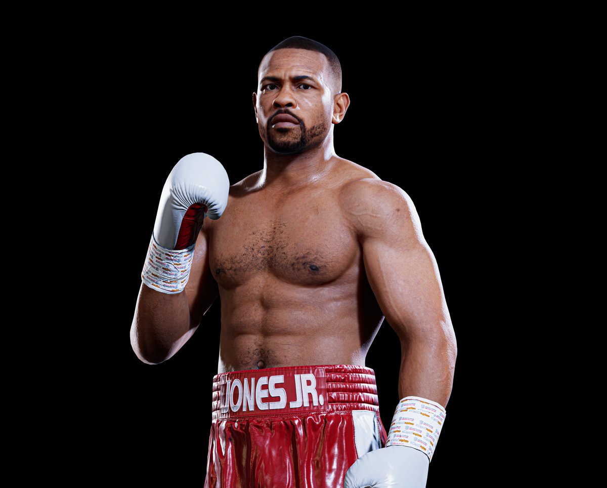 PlayUndisputed's tweet photo. Excited to confirm that @RealRoyJonesJr, a four-weight division world champion and one of the best pound-for-pound fighters in history, will be available on day 1 of early access in Undisputed! #BecomeUndisputed 🥊 https://t.co/N6rvfvU19O