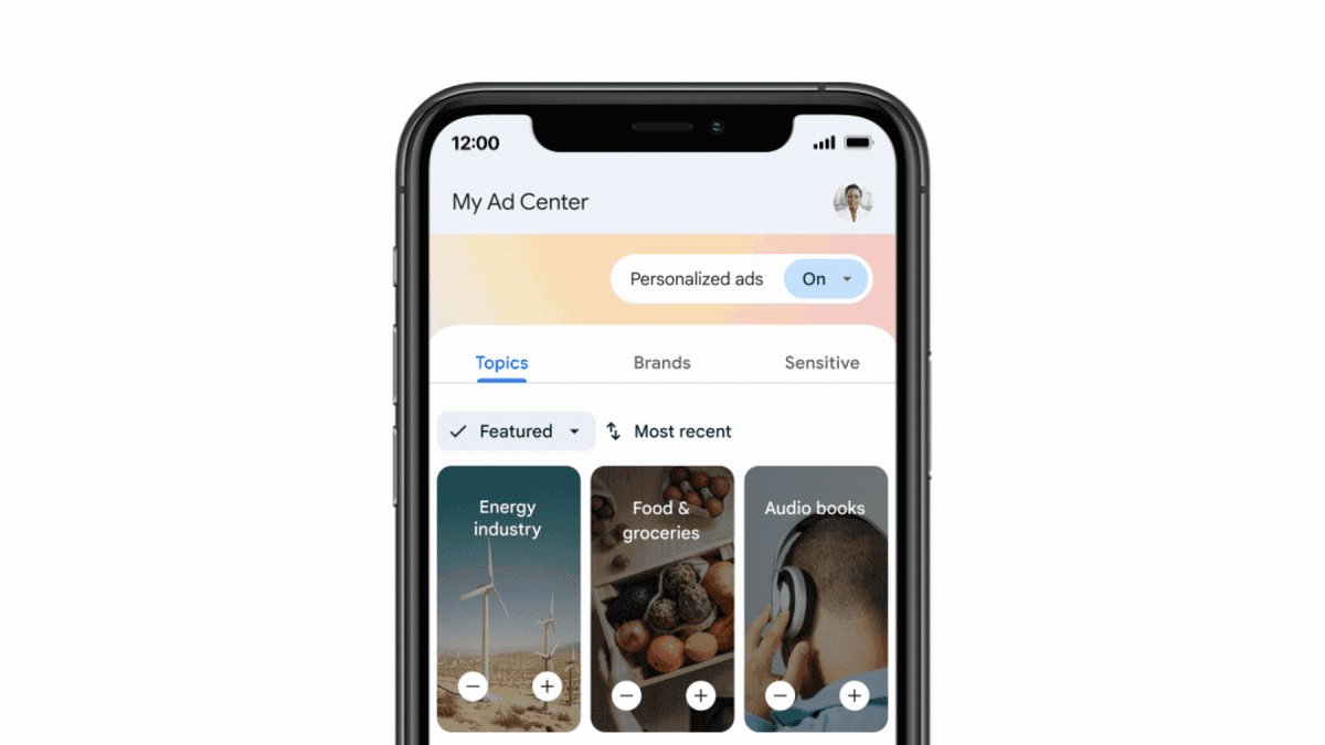 Google-gebruikers kunnen vanaf nu hun advertentievoorkeuren aanpassen - De eerder aangekondigde My Ad Center-functie is vanaf vandaag te gebruiken en krijgt meer functies. [Premium]

adformatie.nl/digital-transf…