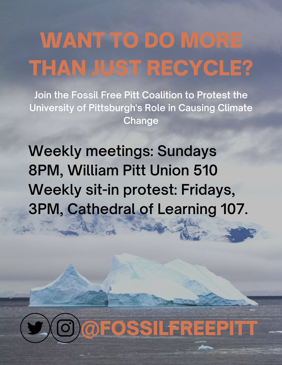 Fossil Free Pitt tweet media