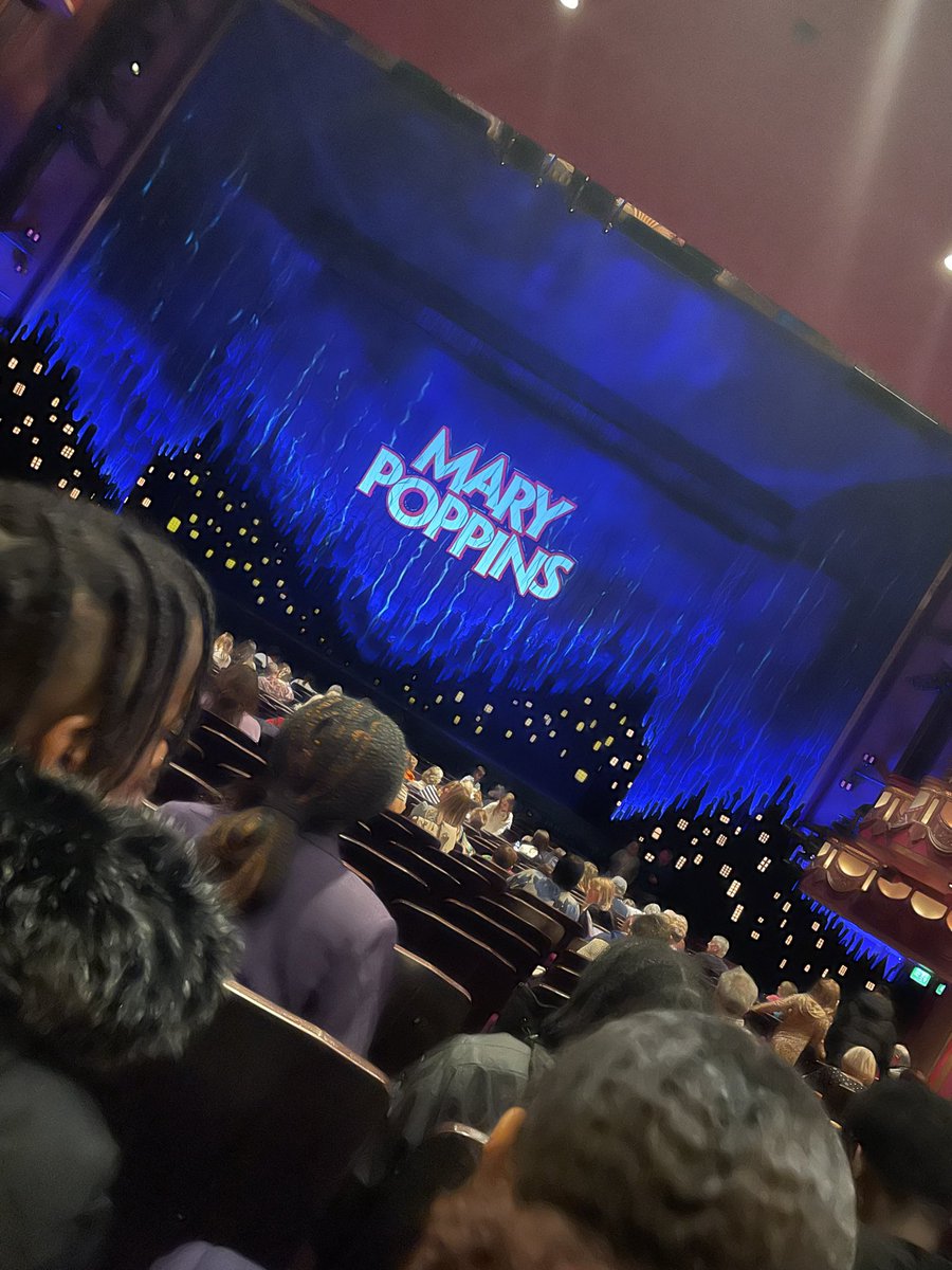 Year 10 Music and drama students are having a wonderful afternoon at the theatre watching Mary Poppins!