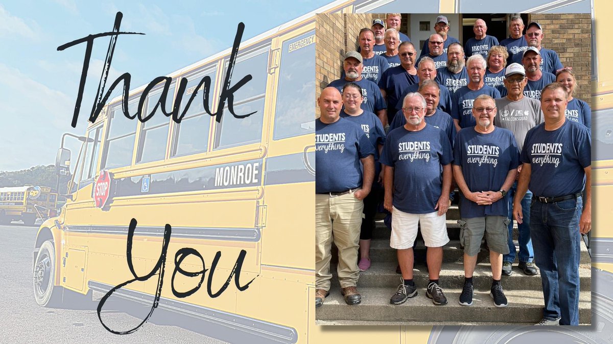 Today is School Bus Transportation Employee Appreciation Day! We are incredibly thankful for our bus drivers and for the work that they do. Our students' safety can be relied on through them, and for this we are grateful.