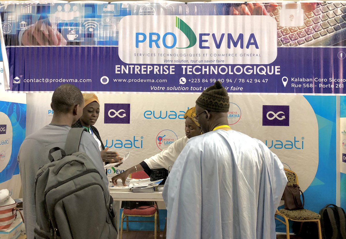 prodevma's tweet image. Comme promis, PRODEVMA est bien présente à l’occasion de cette deuxième édition du #MaliDigitalAwards.

Venez à la découverte de notre stand, vous en sortiriez plus épatés. 

#MaliDigitalAwards
#Prodevma
#serviceinformatique
#Geolocalisation
#MDA #mda2022 #bamakomali