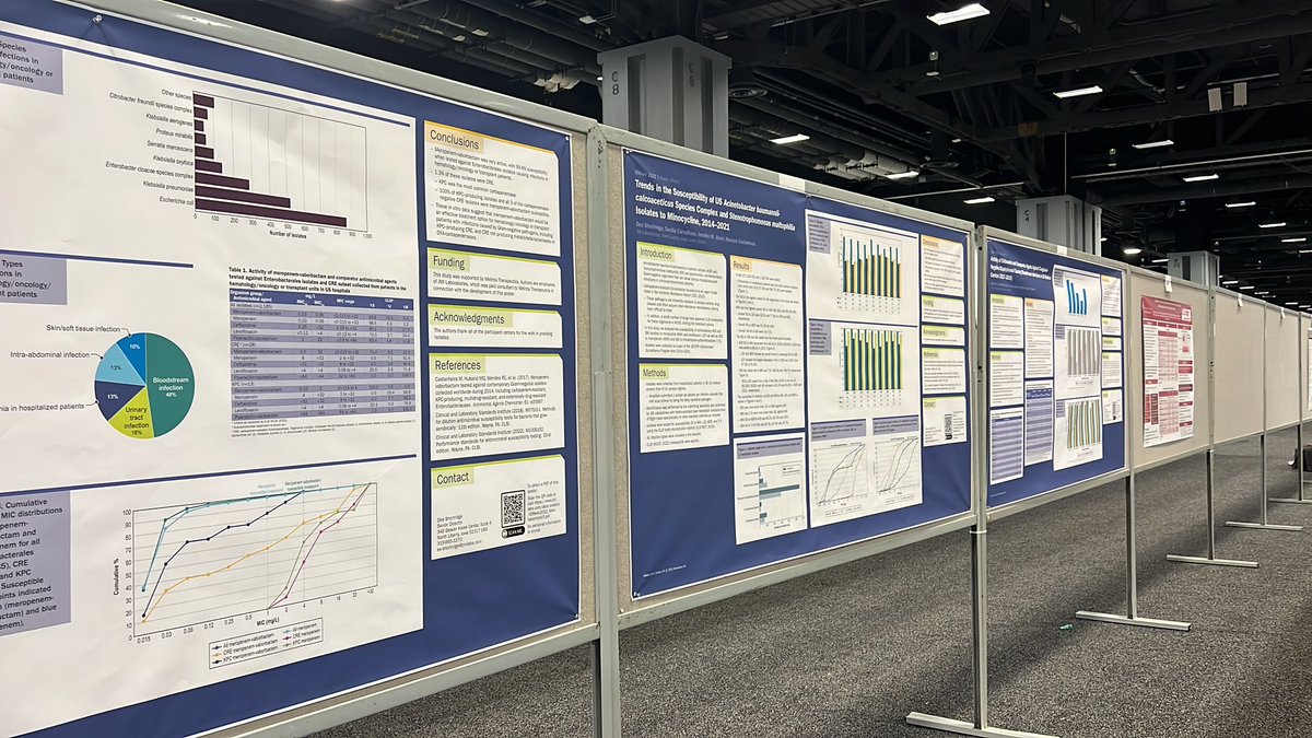 Today is poster day @IDWeek2022! JMI is presenting a total of 30 poster showing the activity of new antimicrobial and antifungal agents and epidemiology of resistance. Check it out✅✅ #AntimicrobialResistance #Antibiotics #amr