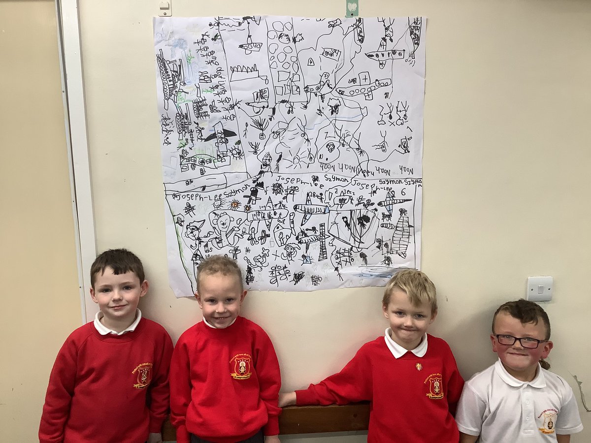 StJosephsCatho7's tweet photo. Some of the boys in Cherry have been really busy this afternoon! Look at their storyboard!!!! @bcw_cat #boys #boyswriting #storytelling #imagination https://t.co/2aOQdVJ8e4