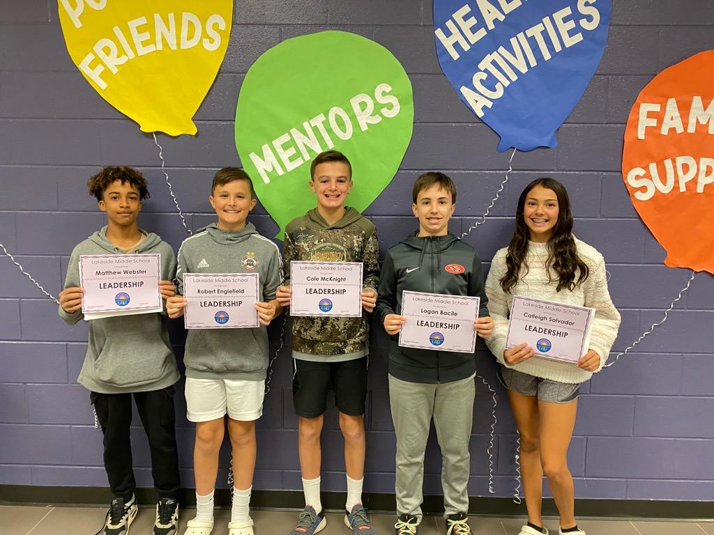 LakesideMDL's tweet photo. This morning we celebrated our students in each grade level who most exemplified the Leadership aspect of the LAKE life. (Leadership, Attitude, Kindness, and Effort)

Congratulations to all of you! https://t.co/BQU8M6t4UT