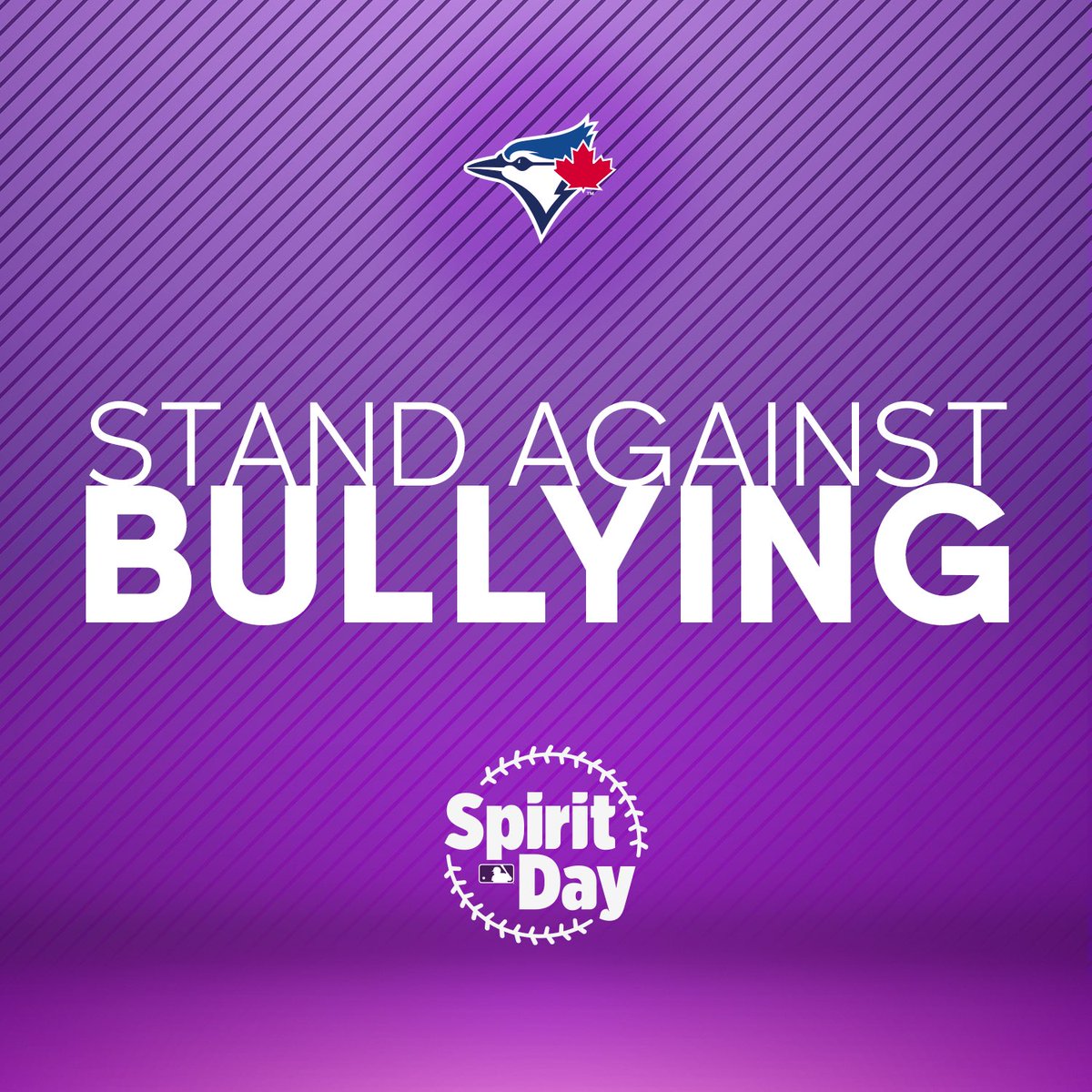 We are proud to join @MLB to take a stand against bullying and show our support for LGBTQ2+ youth. #SpiritDay